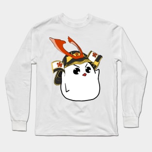 Birb-san in Samurai helmet Long Sleeve T-Shirt